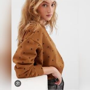 Gap Vintage Soft Relaxed Cropped Sweatshirt XL TALL